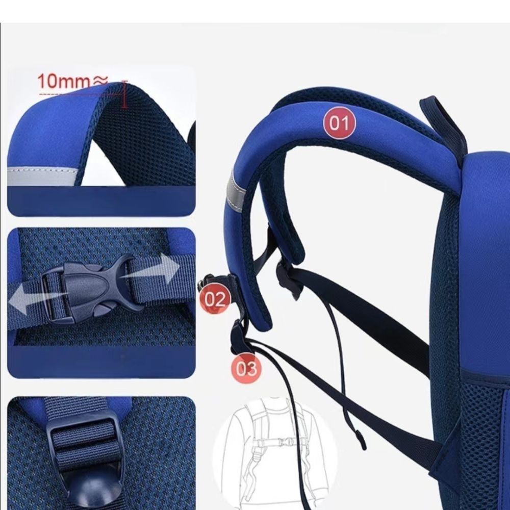 MOCHILA ACOLCHADA MODELO JETS