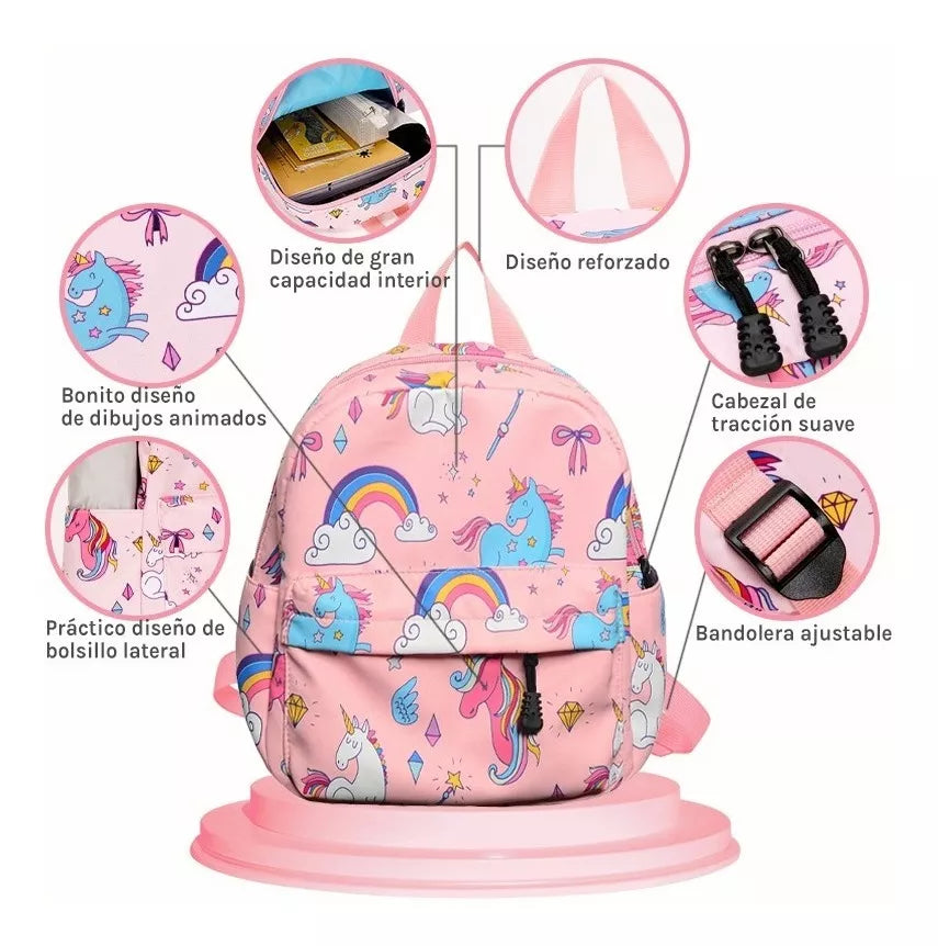 MOCHILA PARA NIÑOS TAMAÑO A4