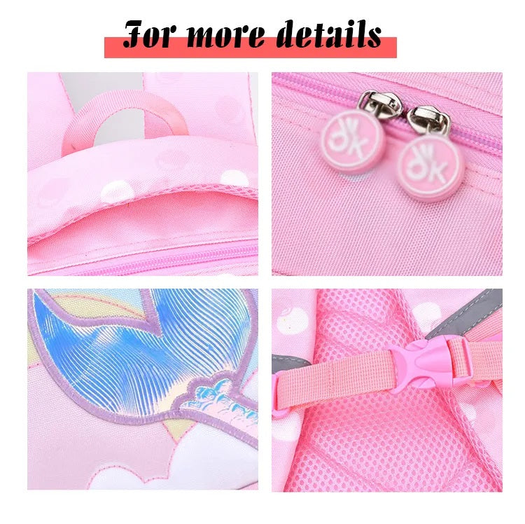 MOCHILA COLA DE SIRENA TAMAÑO OFICIO