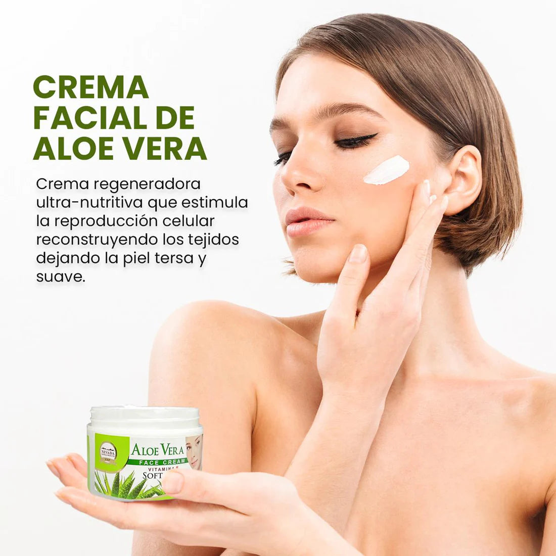 Crema facial de aloe vera 140ml - Nevada