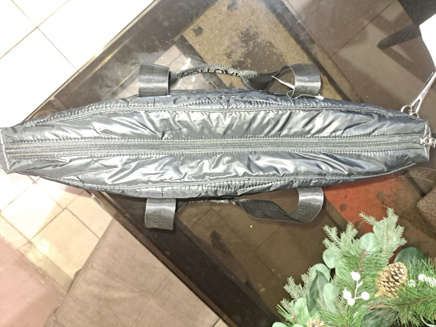 BOLSO NAUTICA CLASSIC NYLON NEGRO