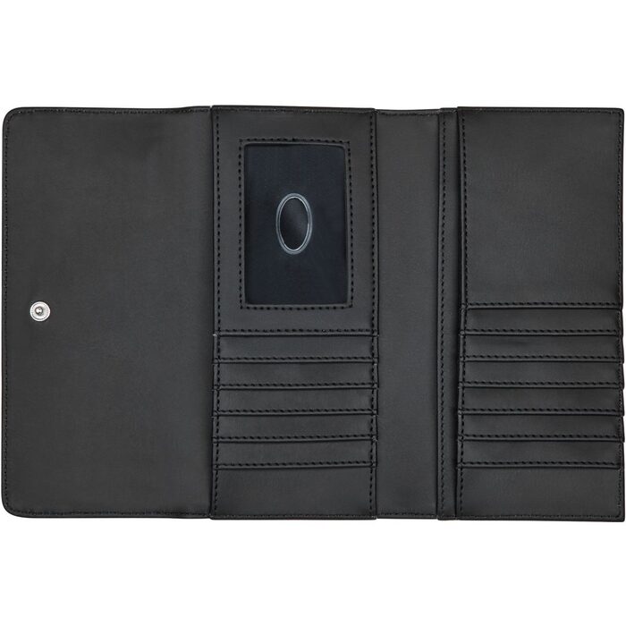 Guess ® Factory Los Angeles Billetera Mujer Negro Liso