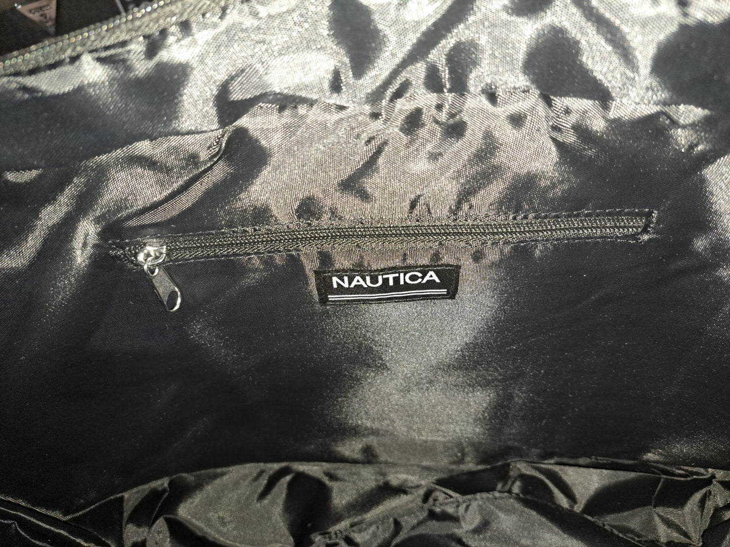 BOLSO NAUTICA CLASSIC NYLON NEGRO