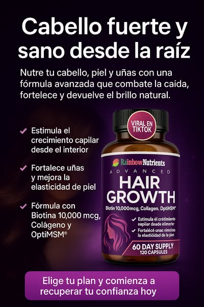 RAINBOW NUTRIENTS – ADVANCED HAIR GROWTH