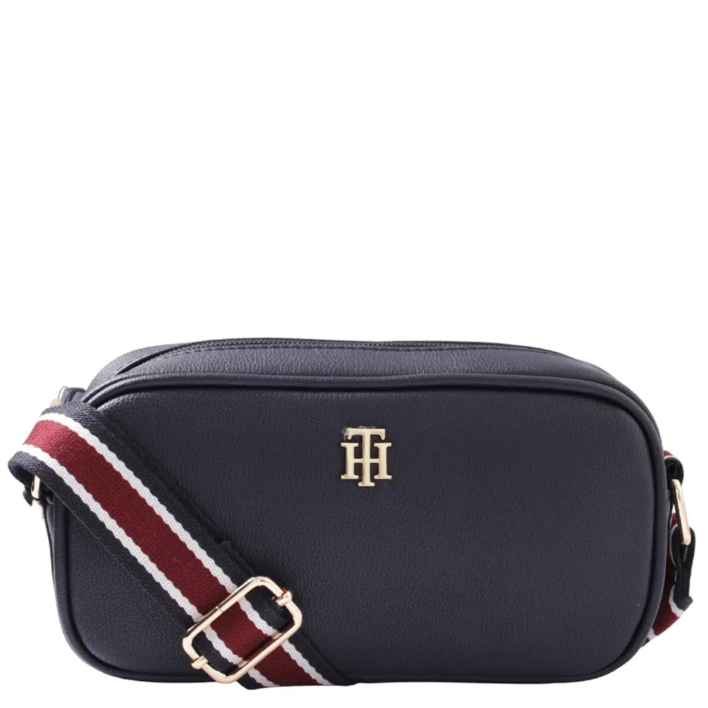 Cartera crossbody Tommy Hilfiger color azul