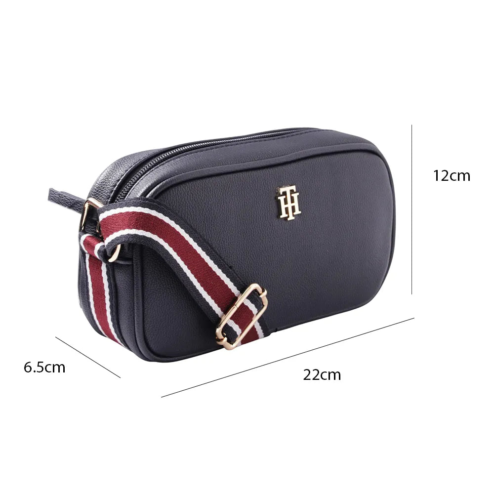 Cartera crossbody Tommy Hilfiger color azul