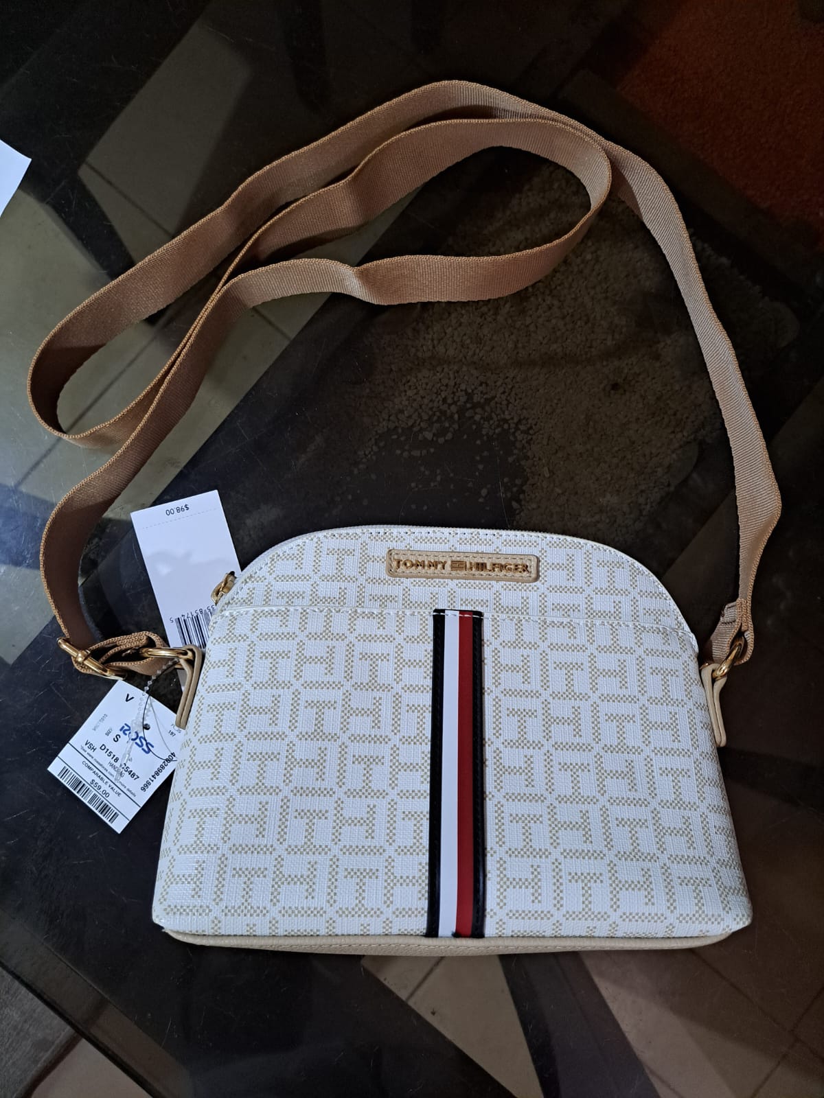 CARTERA CROSSBODY TOMMY HILFIGER DOME MONOGRAM