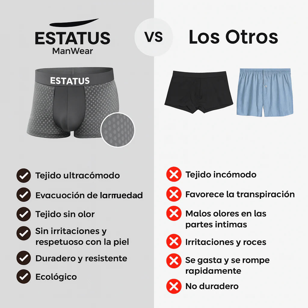 Boxers De Bambú 2.0 - Compra 4 y llévate 4 GRATIS