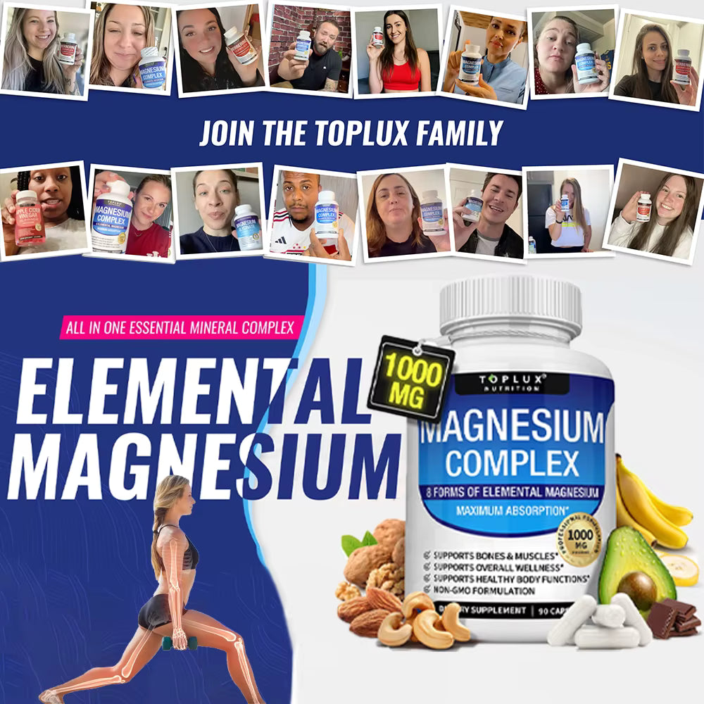 90 CAPSULAS SUPLEMENTO COMPLEJO DE MAGNESIO