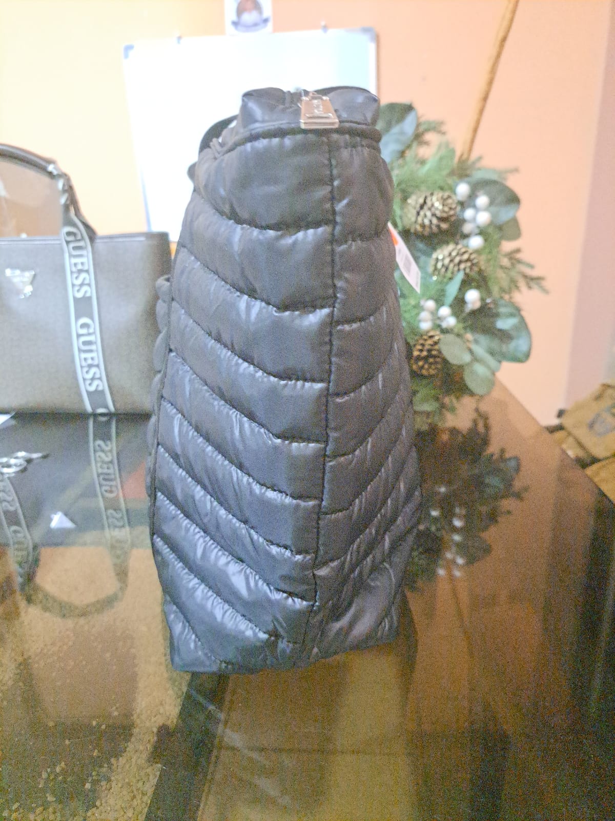 BOLSO NAUTICA CLASSIC NYLON NEGRO