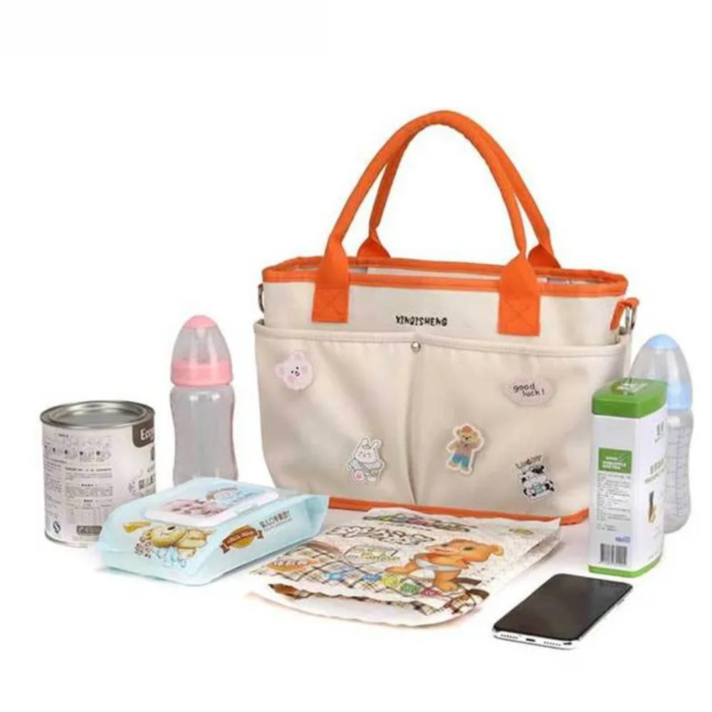 CARTERA PAÑALERA CIELO CON PINES